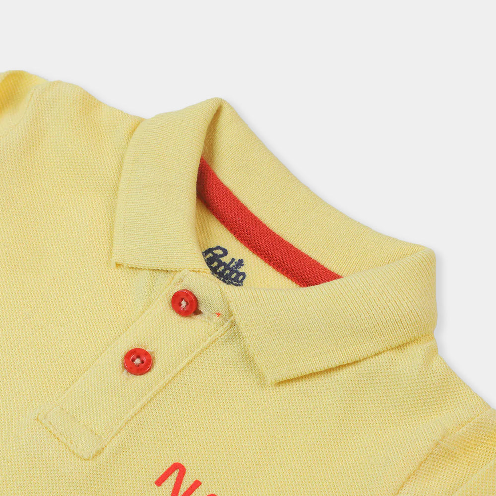 Infant Boys Polo - Lemon