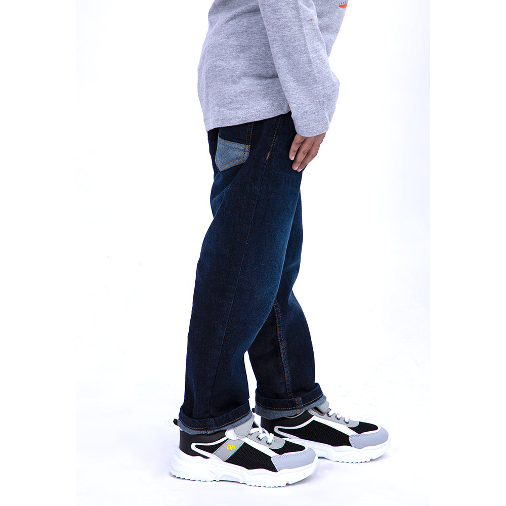 Denim Pant For Boys - Dark Blue