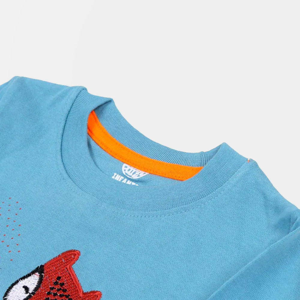 Carrot Sweatshirt For Boys - Blue