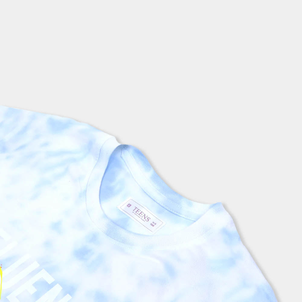 Teens Boys T-Shirt H/S Influencer-B.White