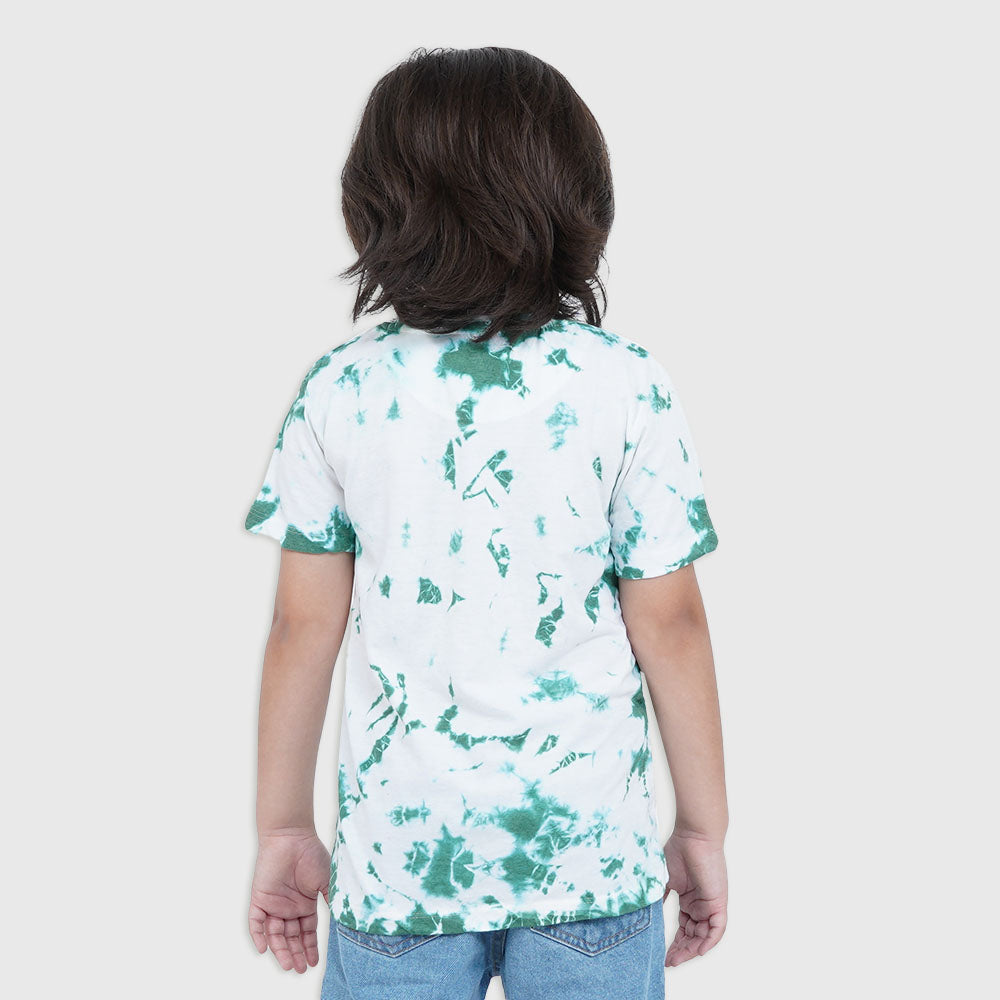 Boys T-Shirt Tie & Dye - B. White