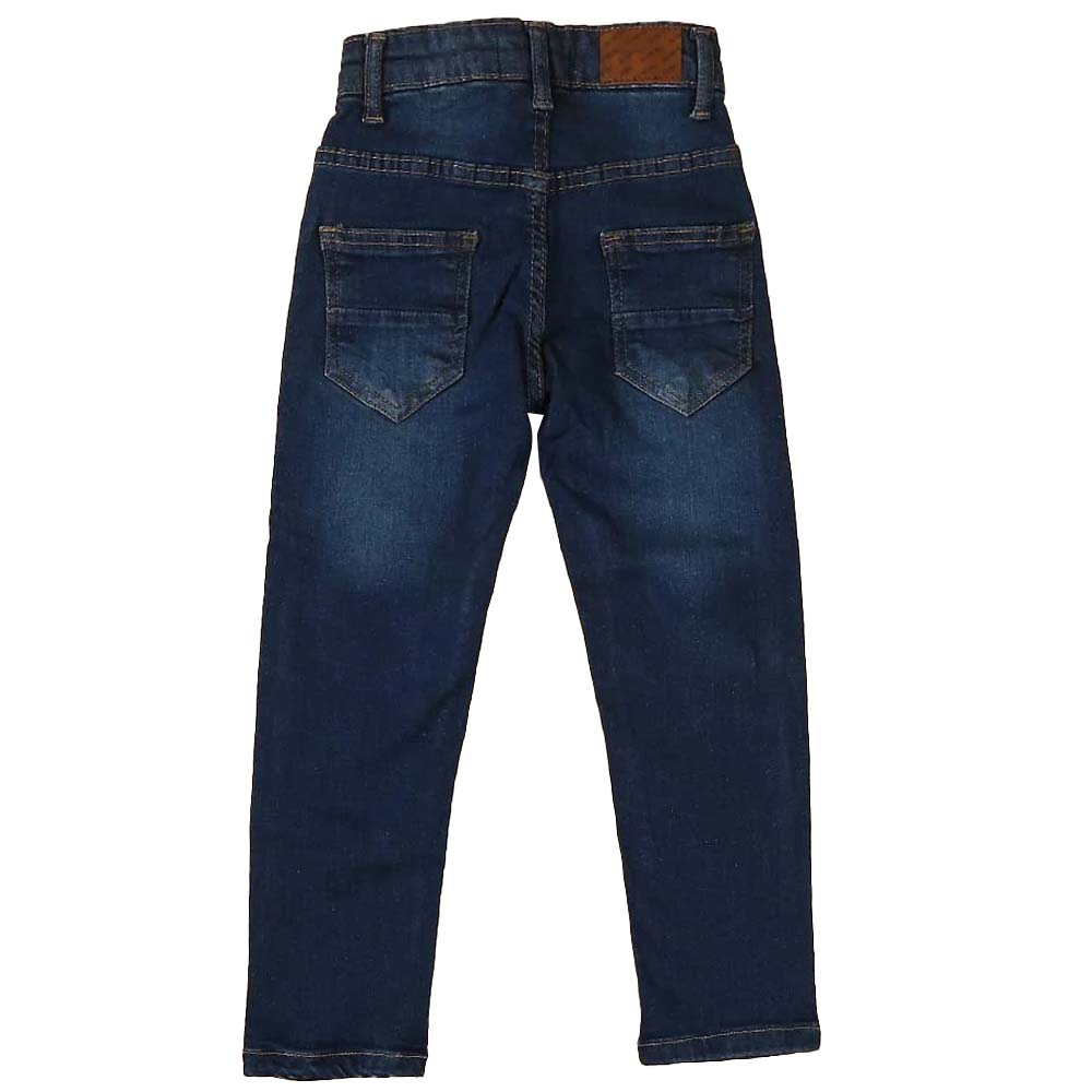 Adventure Denim Pant For Boys - Mid Blue