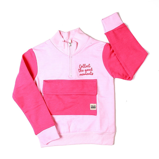 Good Moments Sweatshirt For Girls - Pink