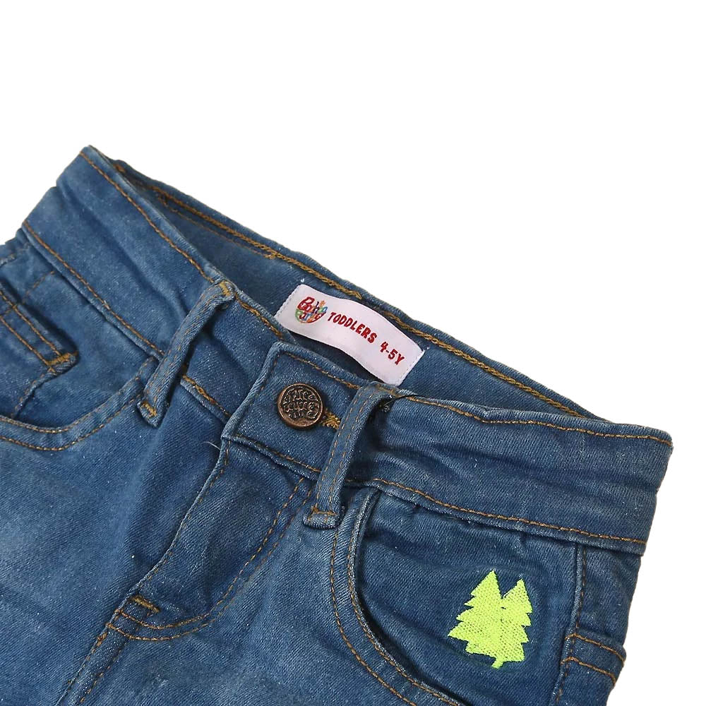 Adventure Denim Pant For Boys - Blue