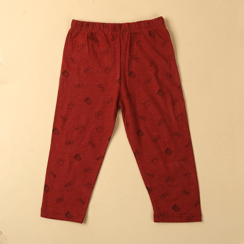 Movie Night Suit For Boys - Blue/Maroon