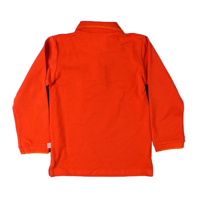 Basic Polo Shirt For Boys - Orange