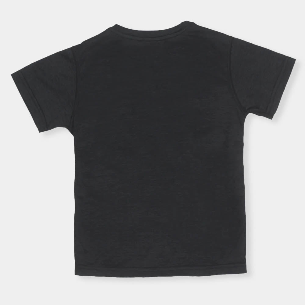 Boys T-Shirt H/S Warrior - BLACK