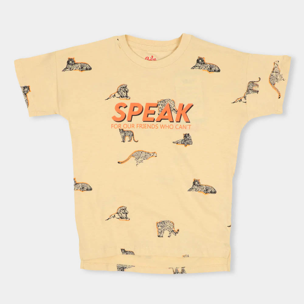Boys T-Shirt Speak - Soybean