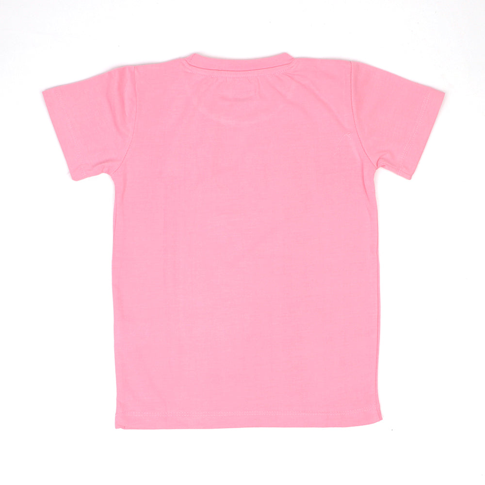 Pineapple T-Shirt For Girls - Pink (BTS-043)