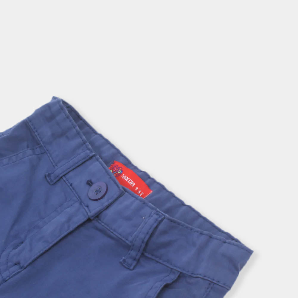 Girls Pant Cotton Basic - Navy Blue