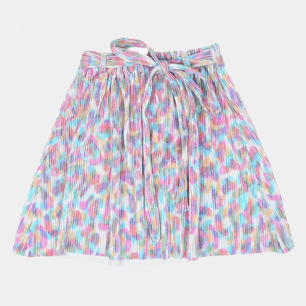 Girls Casual Short Skirt Multi