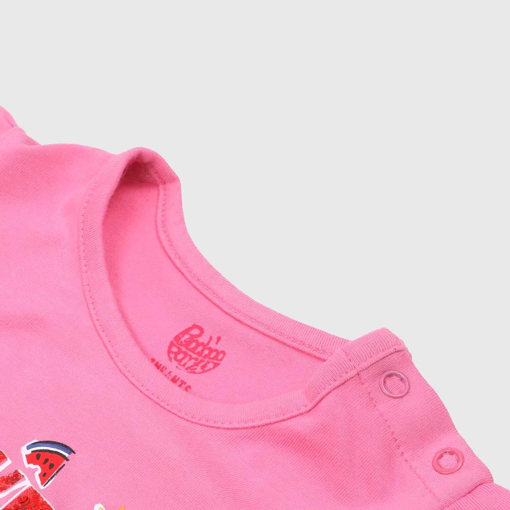 Girls T-Shirt Make It Fun-Pink