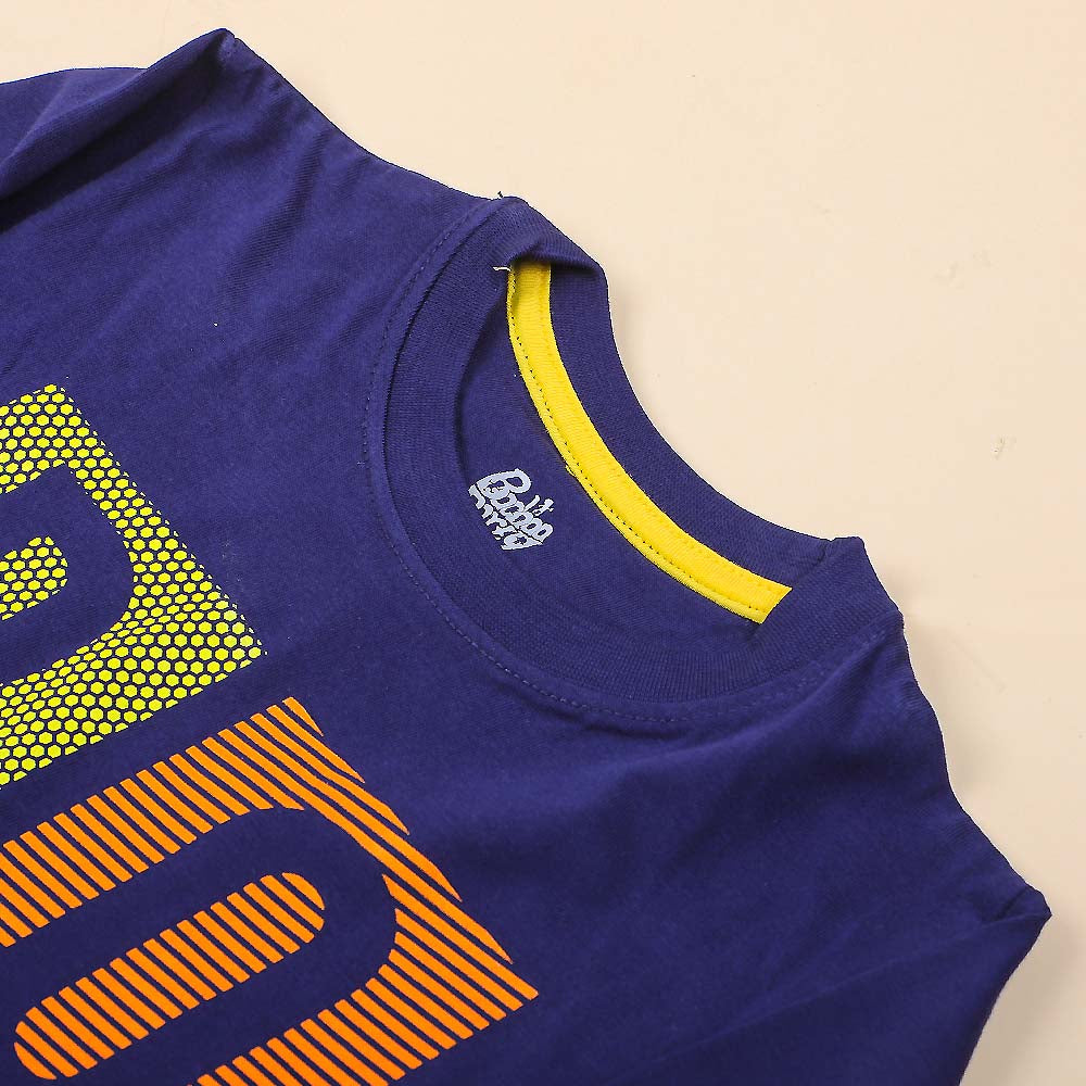 Rock T-Shirt For Boys - Navy