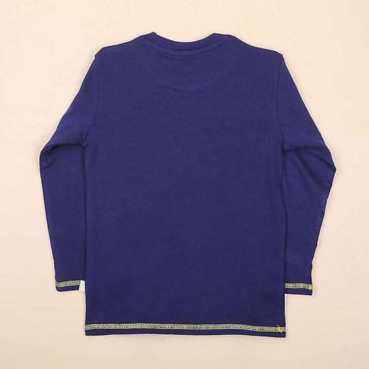 Rock T-Shirt For Boys - Navy