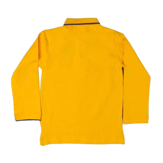 Infants Basic Polo Shirt For Boys - Citrus