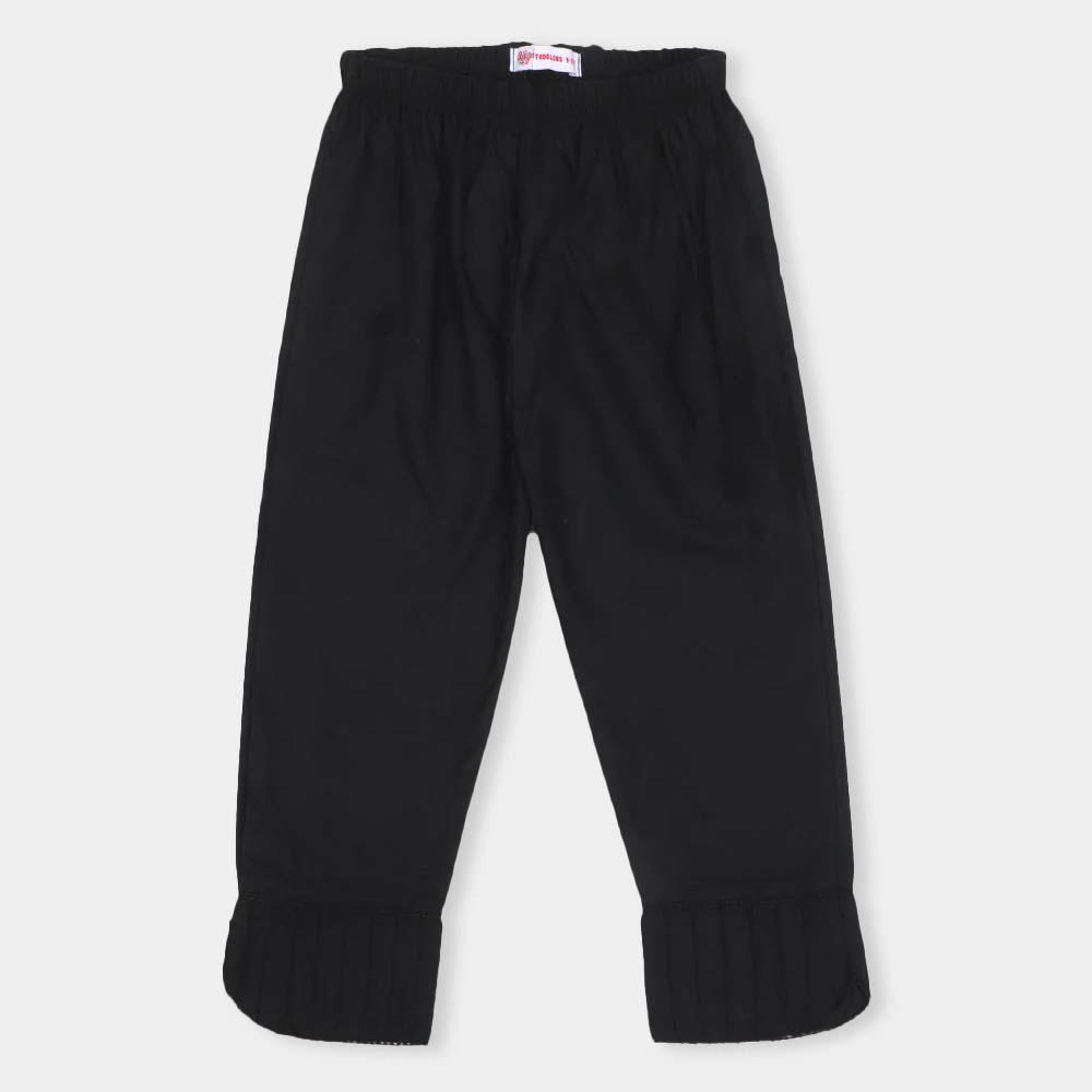 Girls Trouser Sleek - BLACK