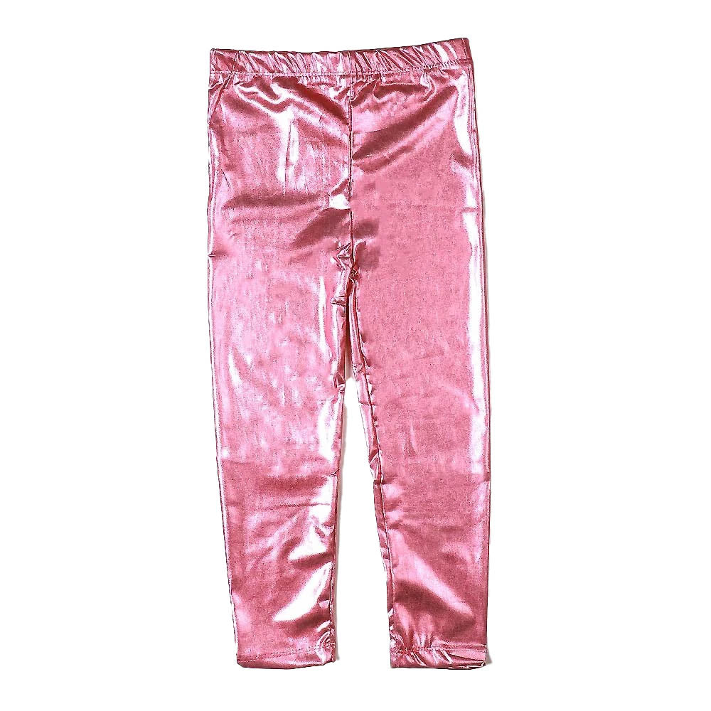 Foil Tights For Girls - Purple