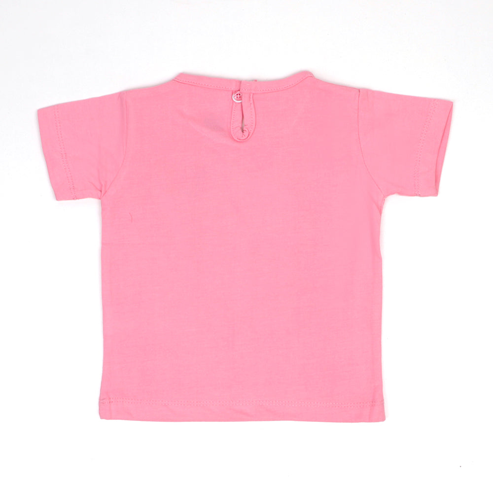 Infant Girls T-Shirt I Am In One E-Pink