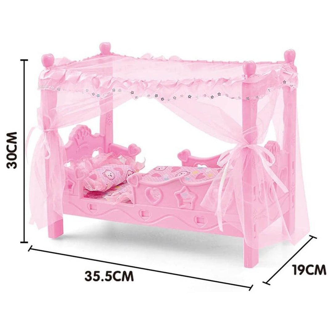 Baby Doll Bed & Bedding Set For Doll