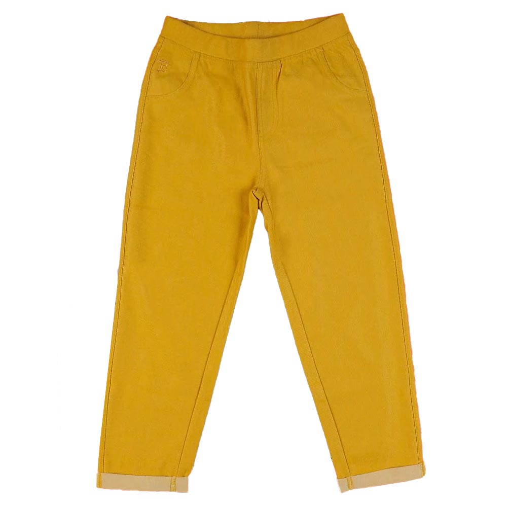 Infant Jeggings For Girls - Yellow