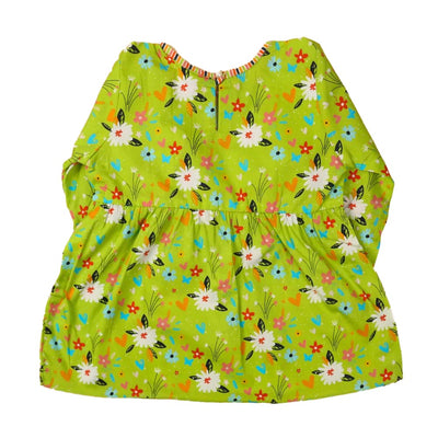 Digital Printed Top For Girls - Green