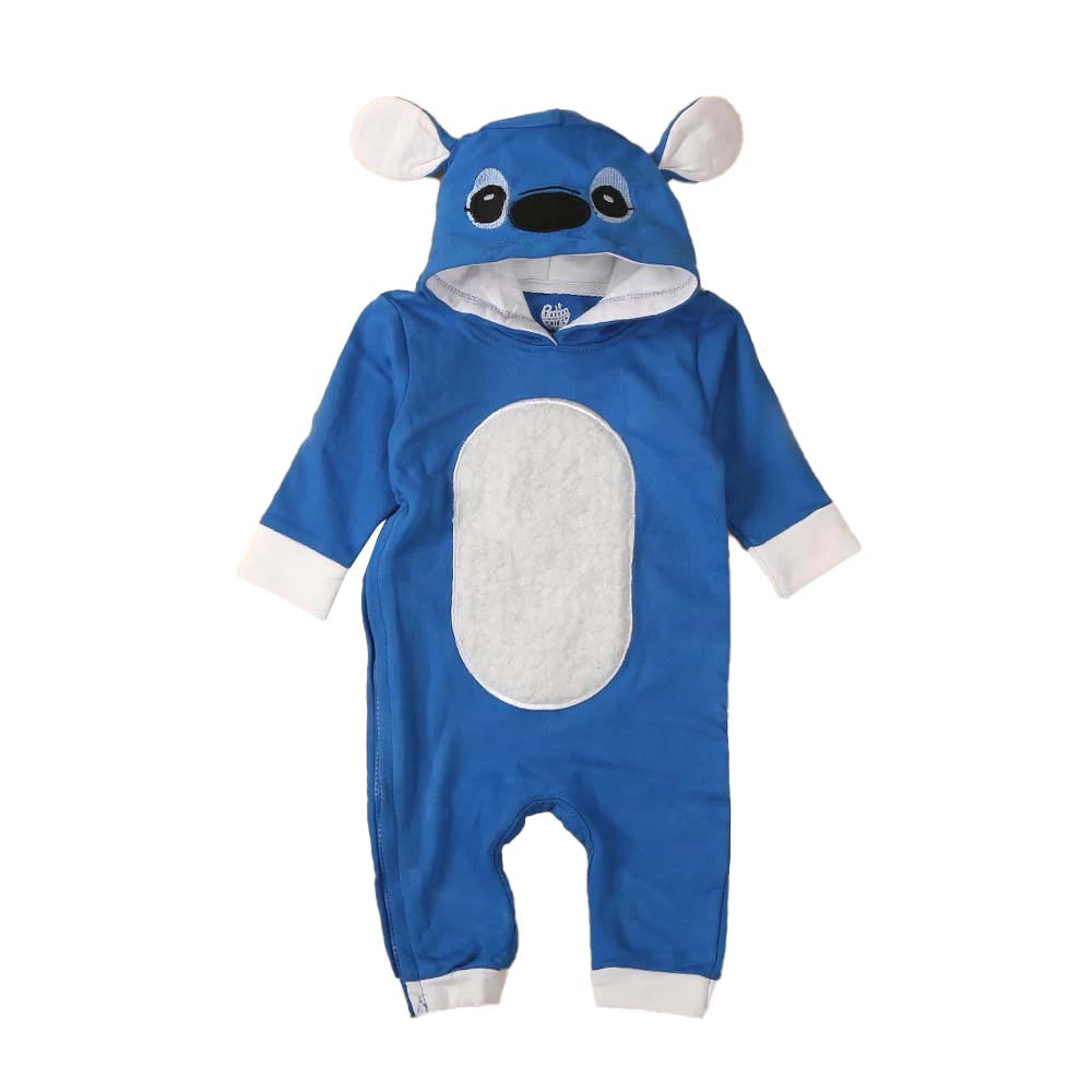 Character Hooded For Infant - Blue