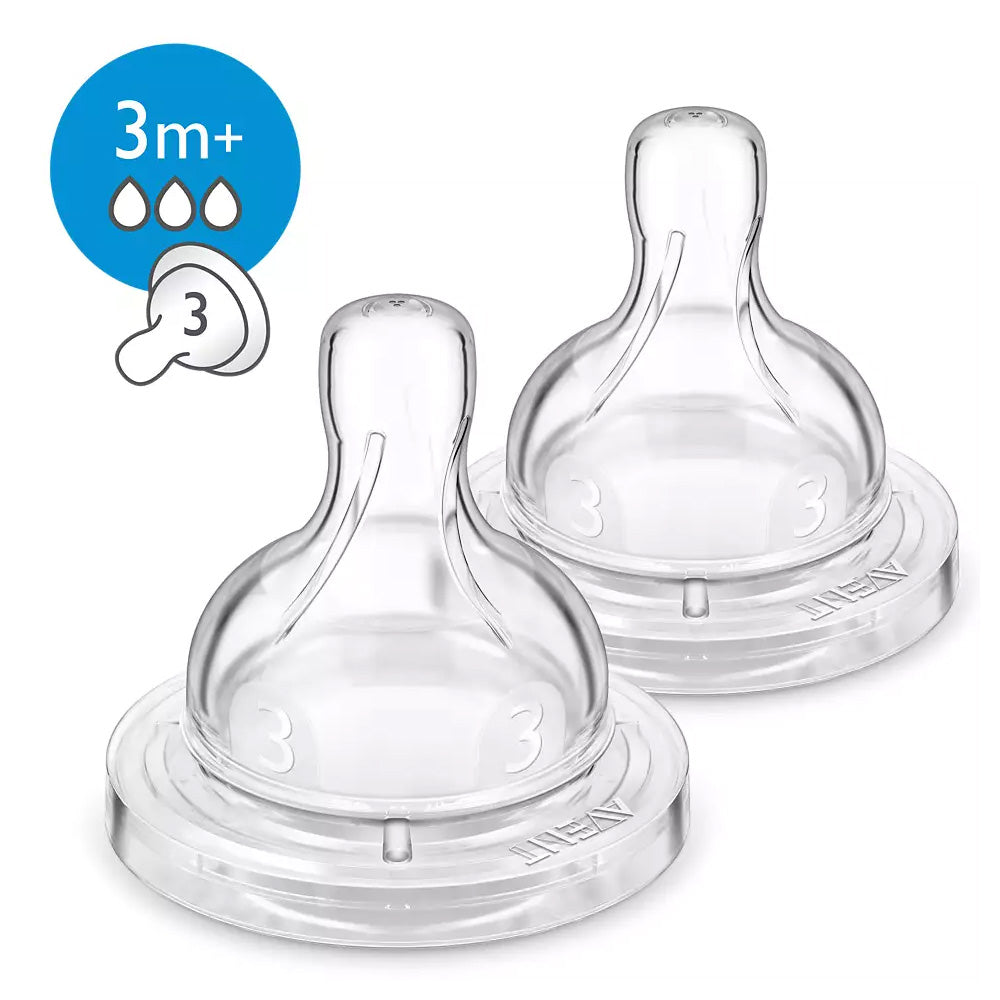 Philips Avent Anti-Colic Nipple 2 Pcs - 3m+