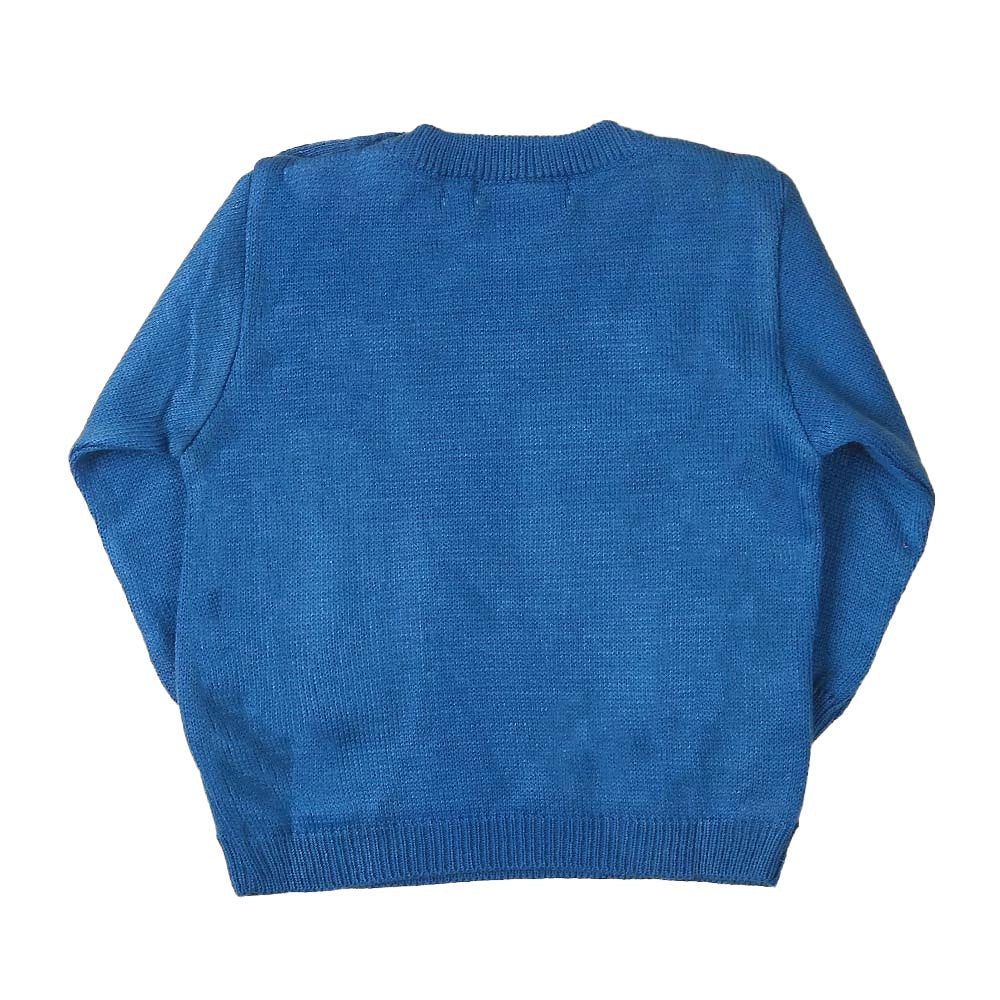 Truck Sweater For Boys - Blue