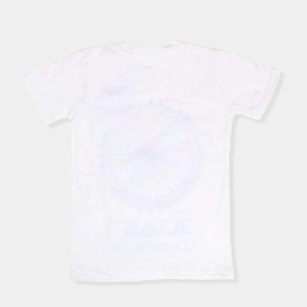 Infant London Eye T-Shirt For Girls - White