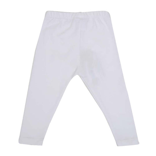 Infant Girls Plain Tights - White