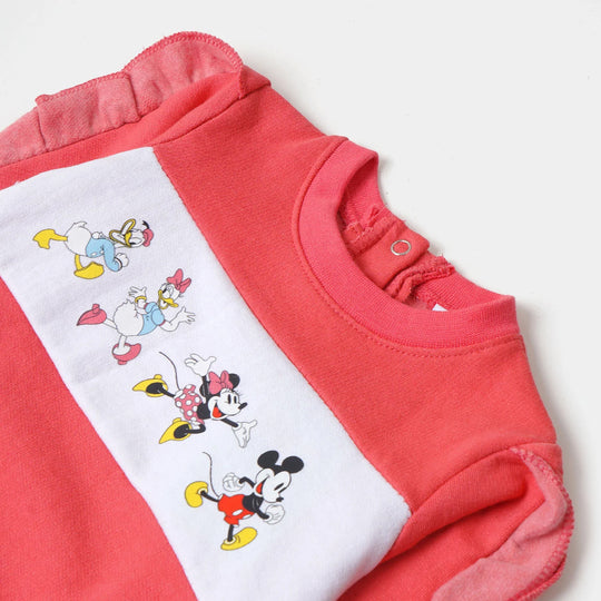 Infant Girls Sweatshirt Cartoon Character - C.Rose