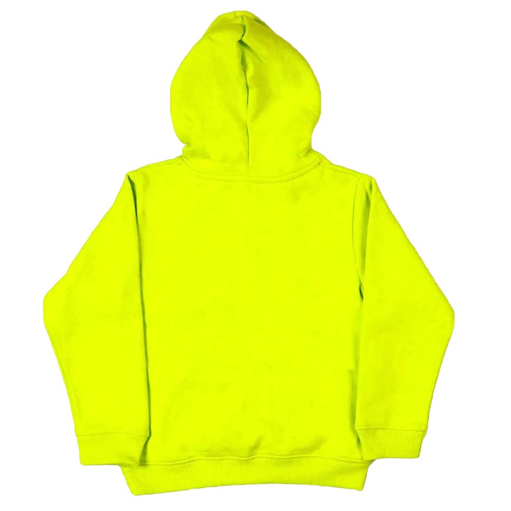 Girls Pull Over Hoodie - Neon Green