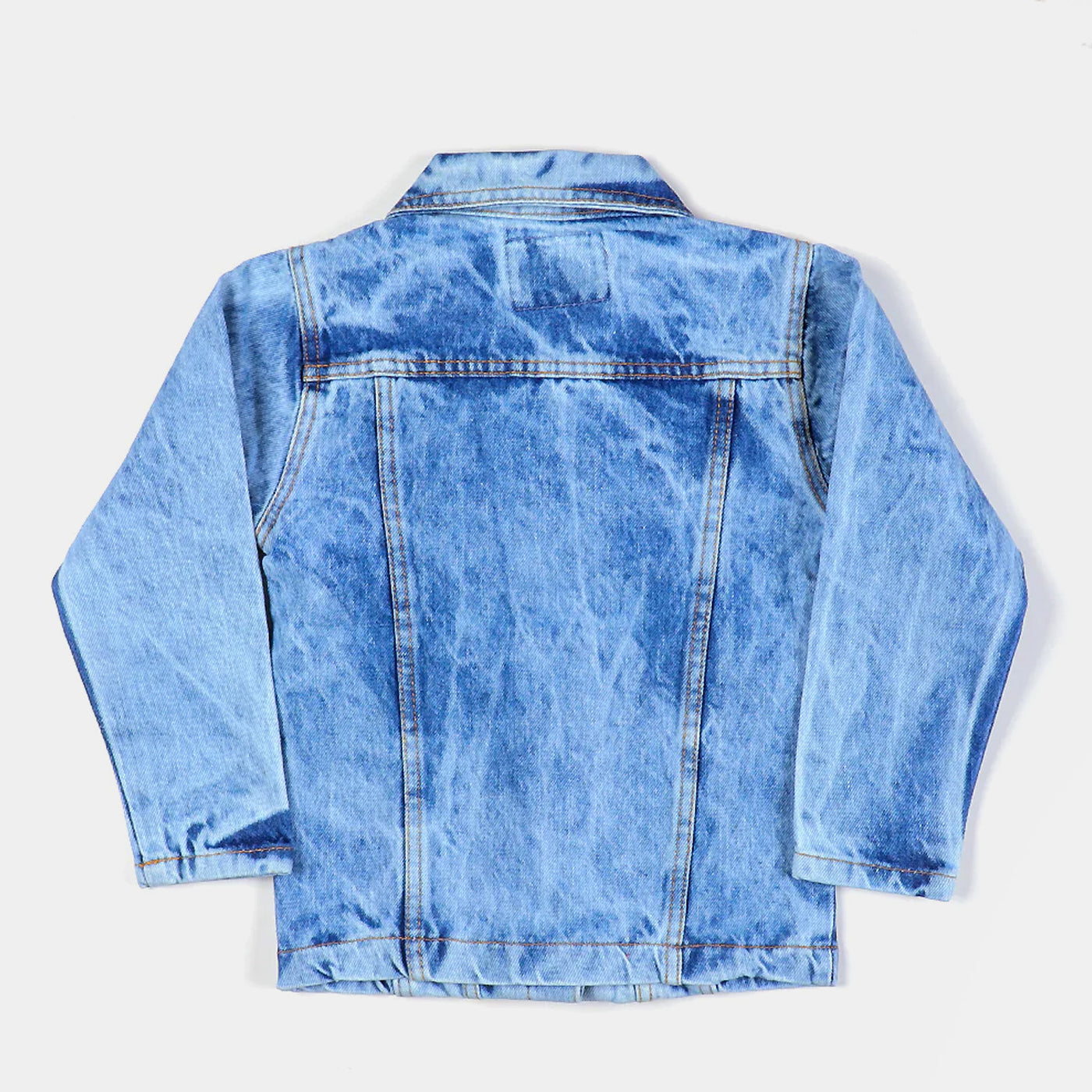 Denim Jacket For Girls - Mid Blue