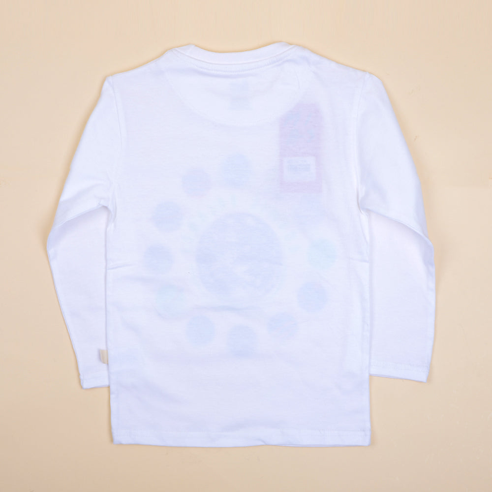 Infant Universe T-Shirt For Boys - White