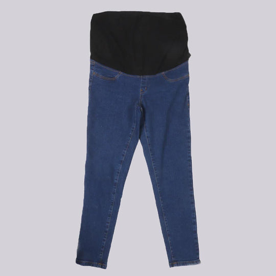 Women's Denim Maternity Pant -Blue