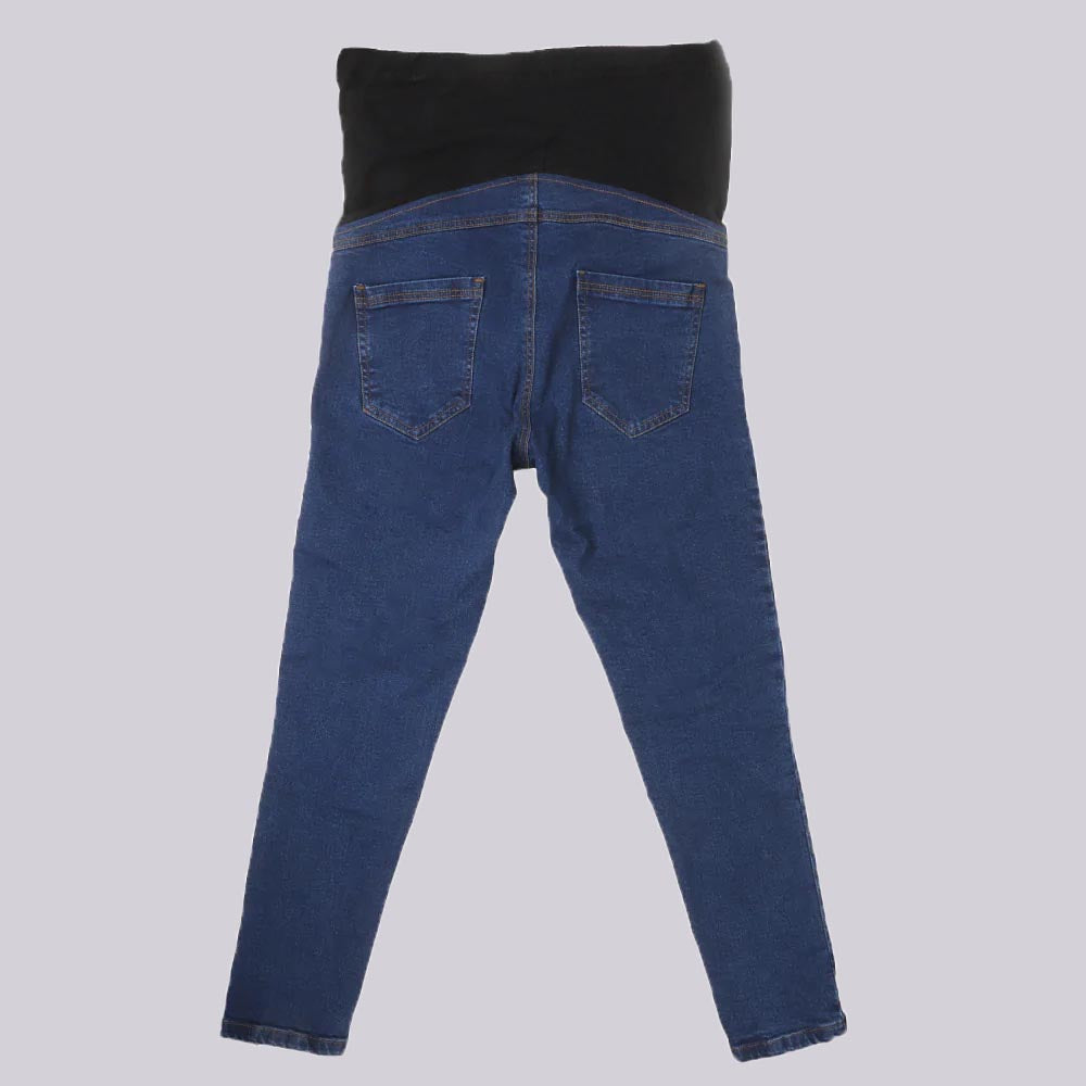 Women's Denim Maternity Pant -Blue