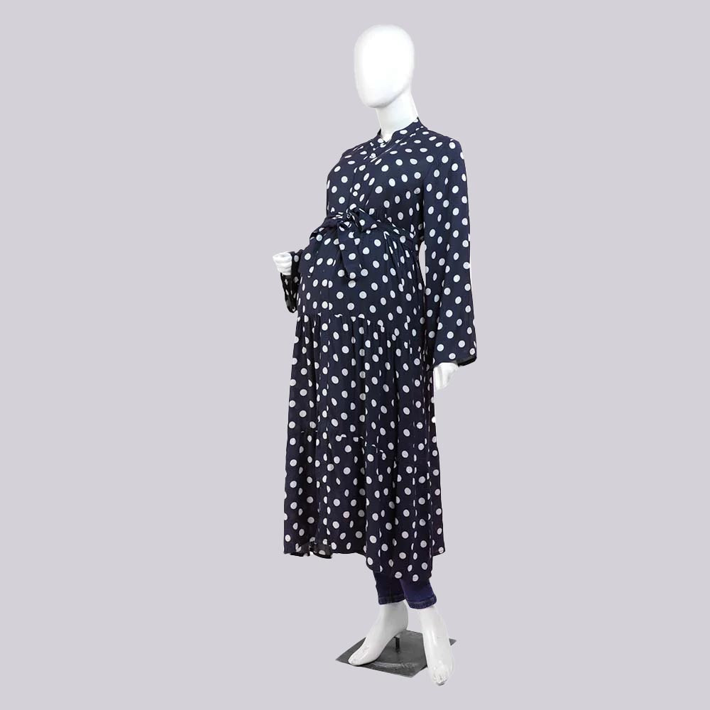 Women's Maternity Dress Polka Dot - NAVY Price in Pakistan | Bachaa Party Women's Maternity Dress Polka Dot - NAVY Price in Pakistan | Bachaa Party