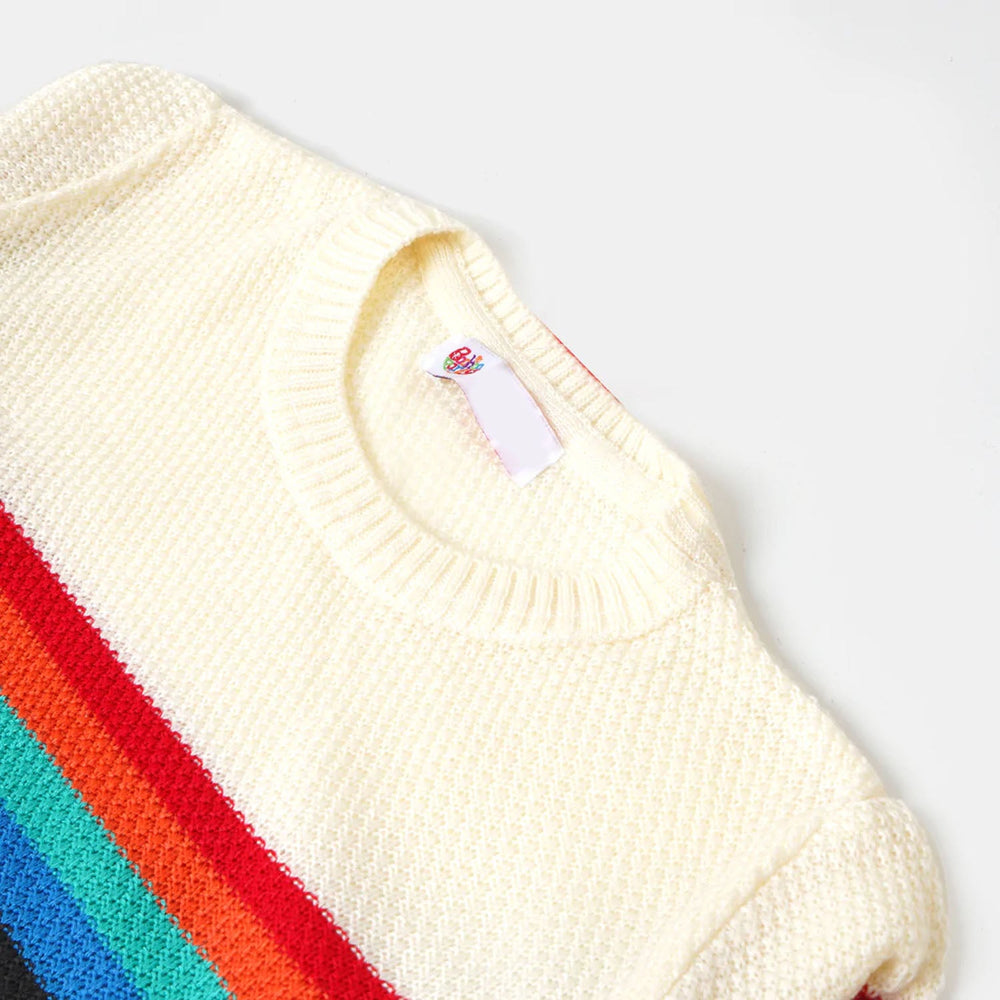 Teens BOYS SWEATER - OFF WHITE