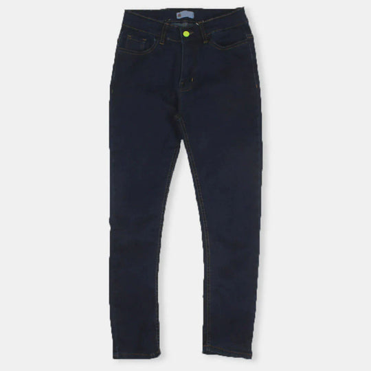 Teens Girls Pant Denim Basic - NAVY