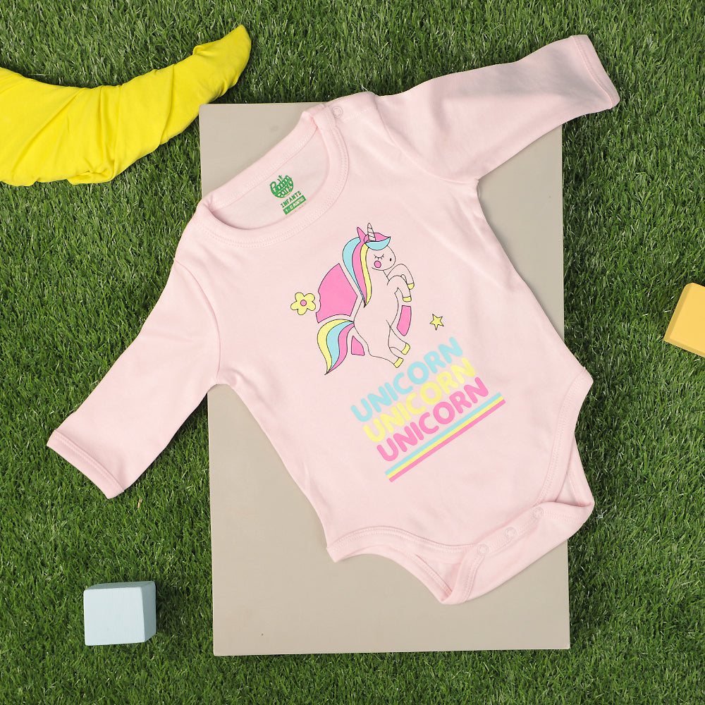 Unicorn Romper For Girls - Pink