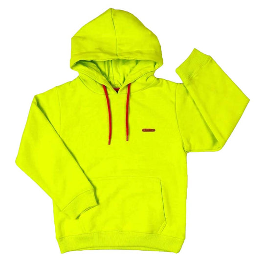 Girls Pull Over Hoodie Neon Green (W-24) Price in Pakistan