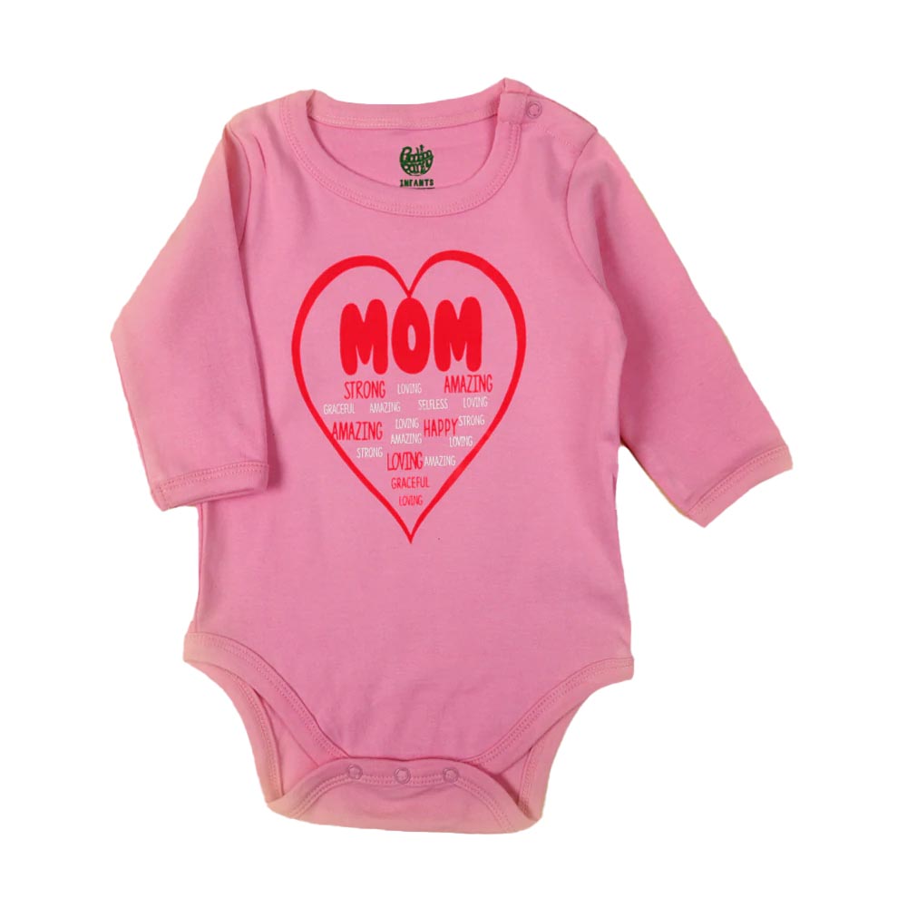 Mom Romper For Girls - Pink