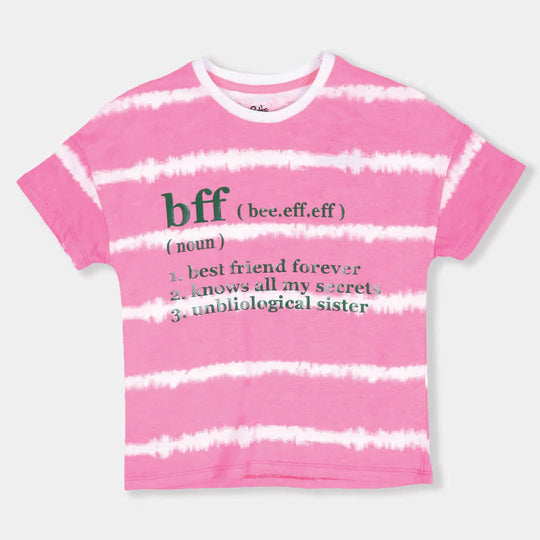 Girls T-Shirt BFF-Pink