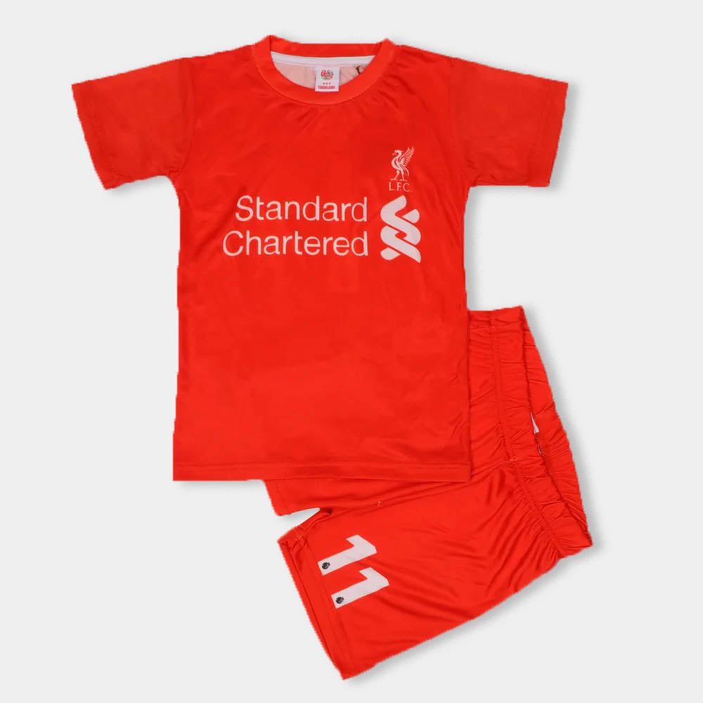 Sports Boys Suit - Red For Kids