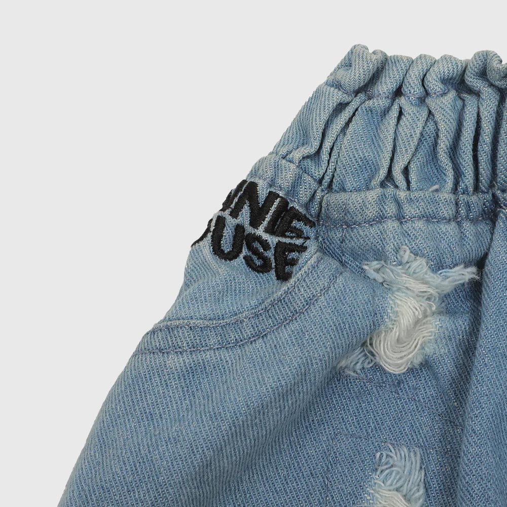 Infant Girls Skirt Denim - Ice Blue