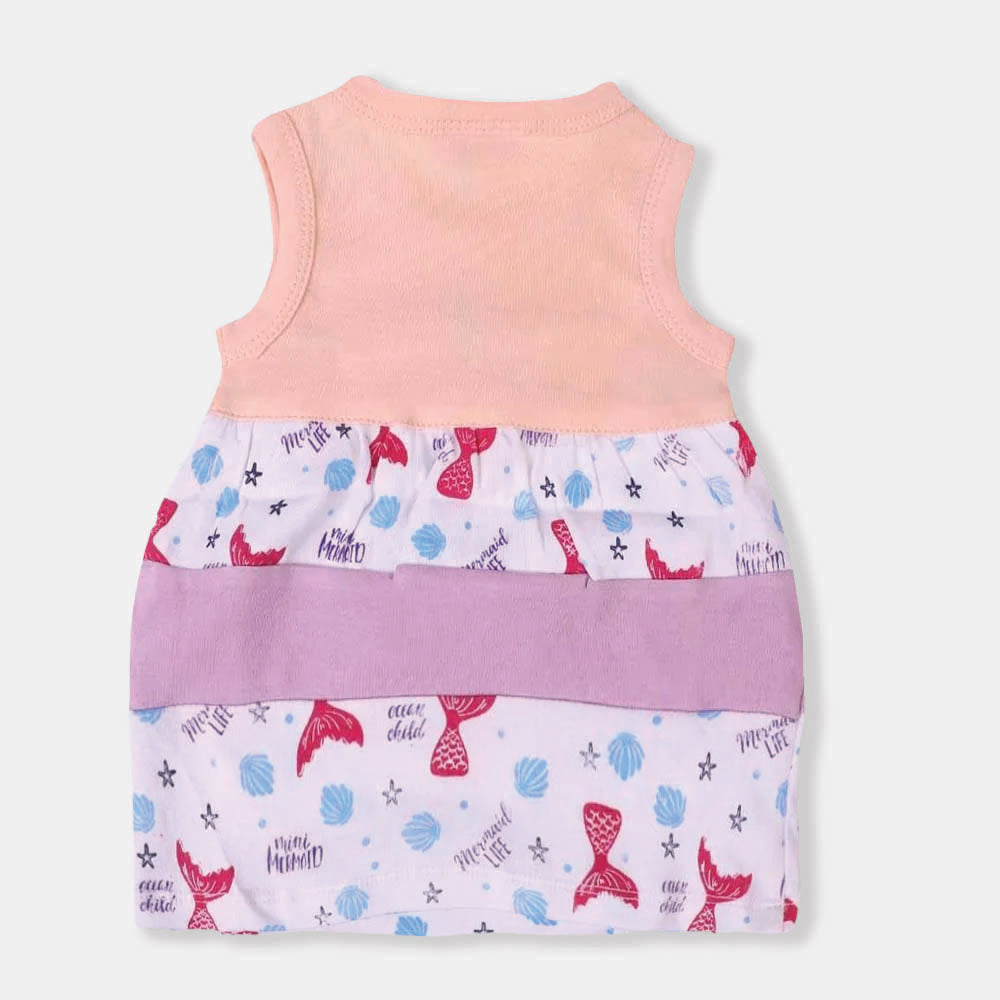 Let's Be Mermaid Romper For Infant - Multi (B-46)