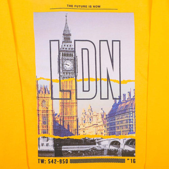 London Digital T-Shirt For Boys - Citrus