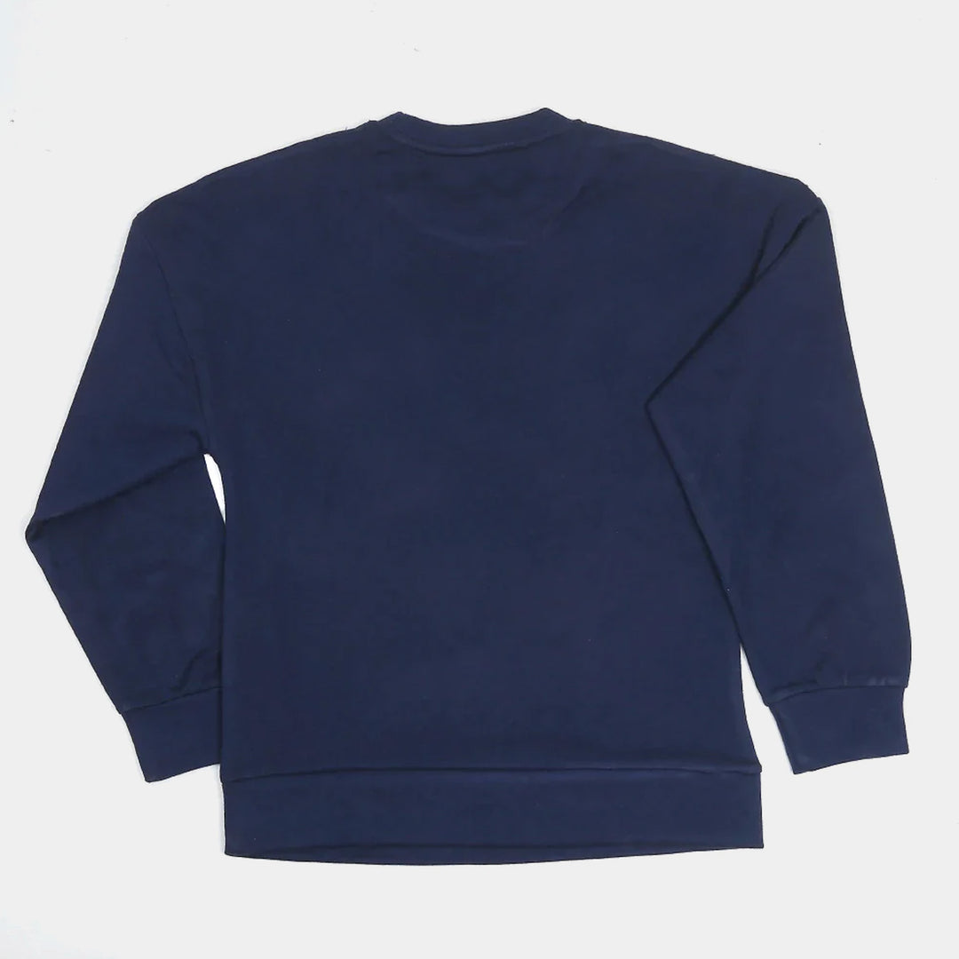 Chicken Lace Sweatshirt For Girls Navy Blue