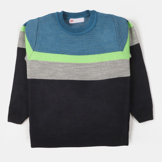 Boys Sweater Two Stripe-Multi