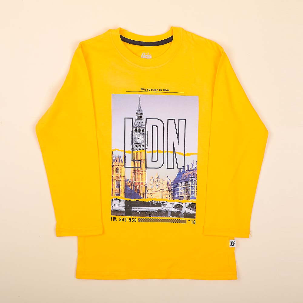 London Digital T-Shirt For Boys - Citrus